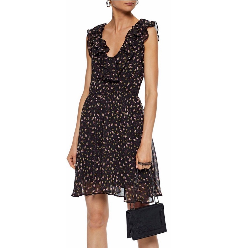 REBECCA MINKOFF Brista ruffled floral dress